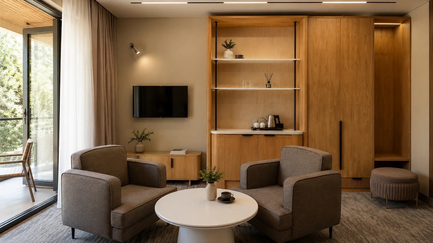 Garden Rooms — двуспальная кровать